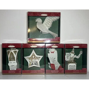 Lot Laser Gallery Hallmark Keepsake Lighted Christmas Dove Illumination Set